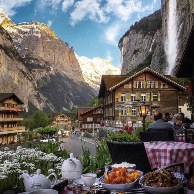 Dinner in Switzerland