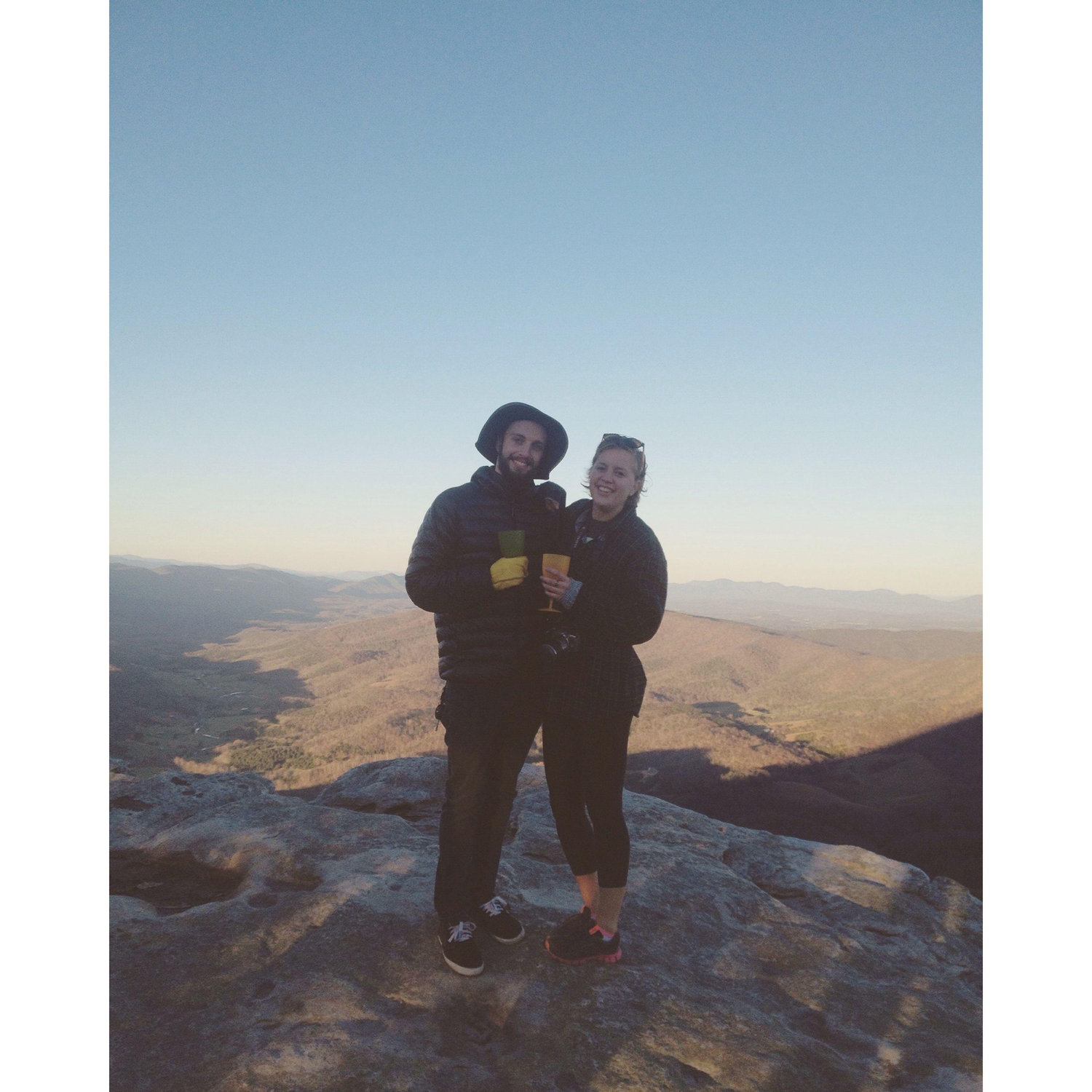 This hike was essentially our first date in in 2015. Liza sprained her ankle at the top and Austin had to carry her back down. True love!