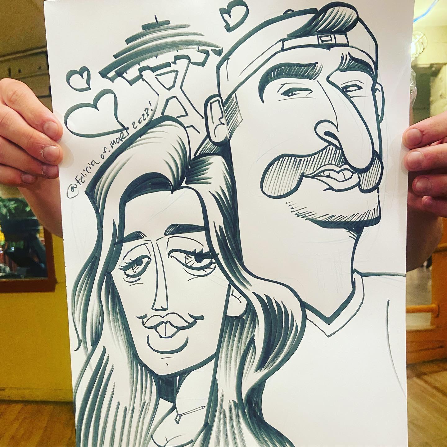 We love a caricature