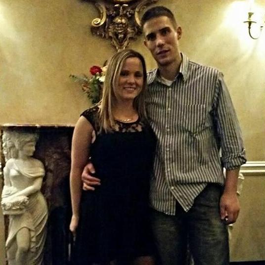 Our first Valentine's Day together!