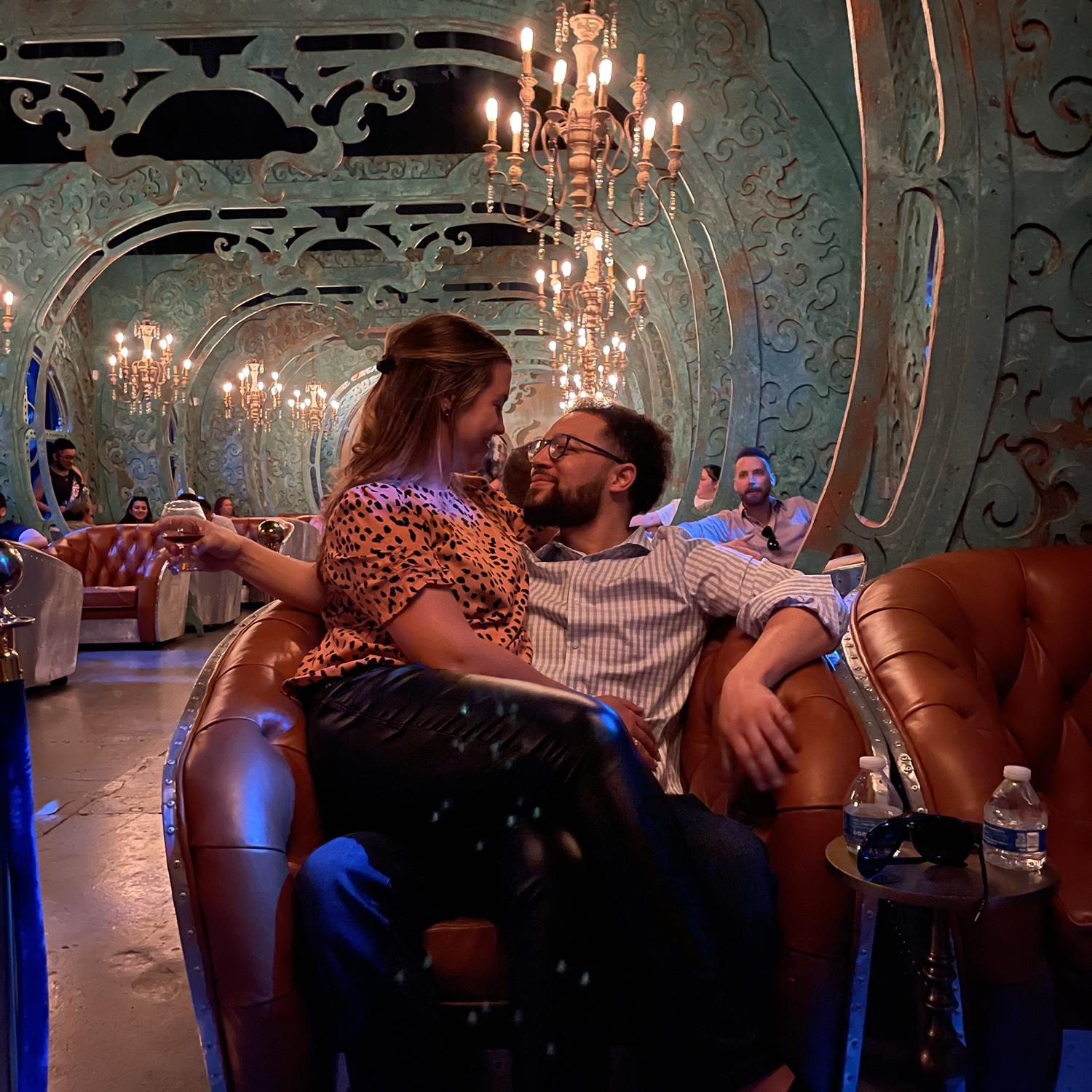 At Taylor's 30th birthday trip with her college friends!