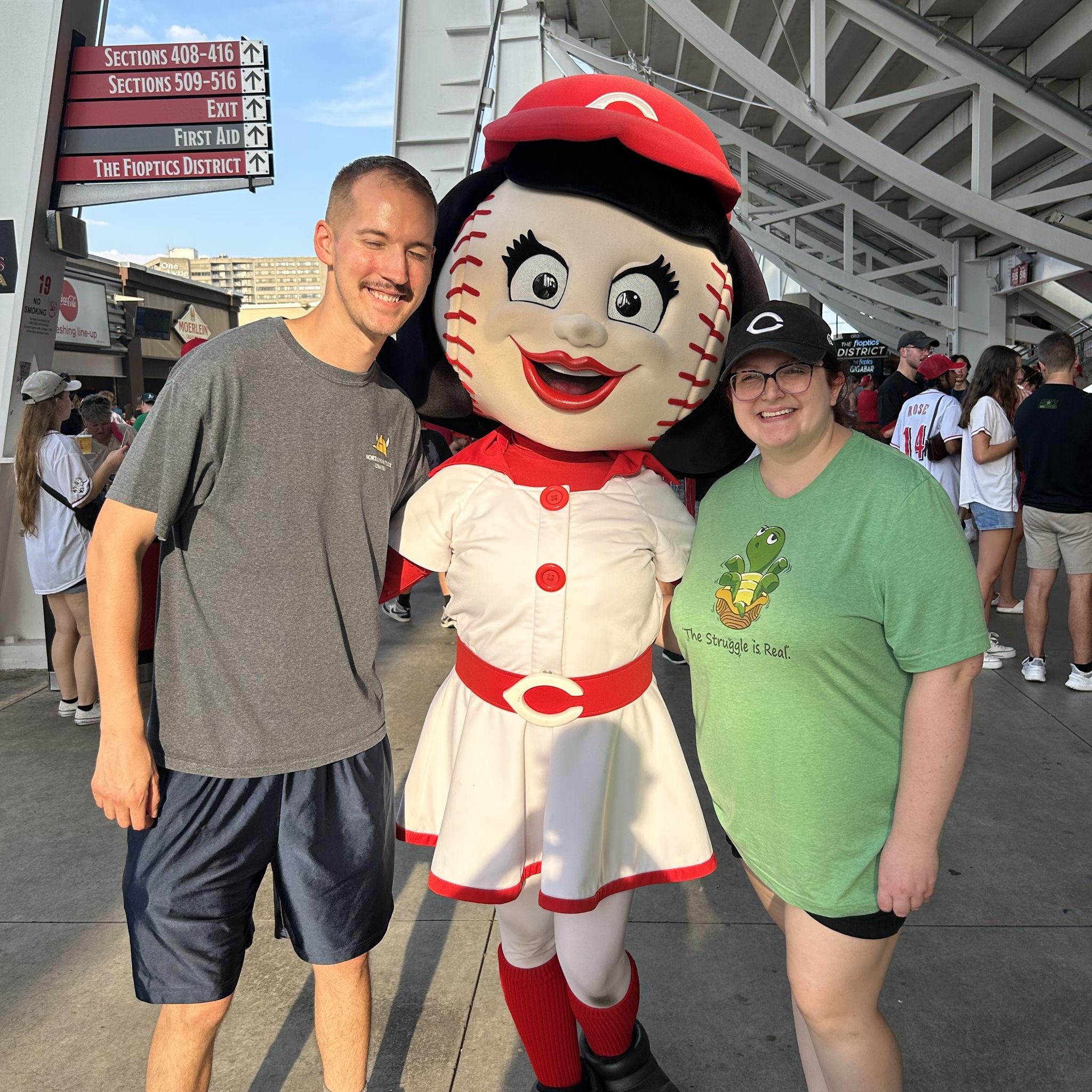 Reds game where Harrison swooned over his two ladies!
08-29-2024