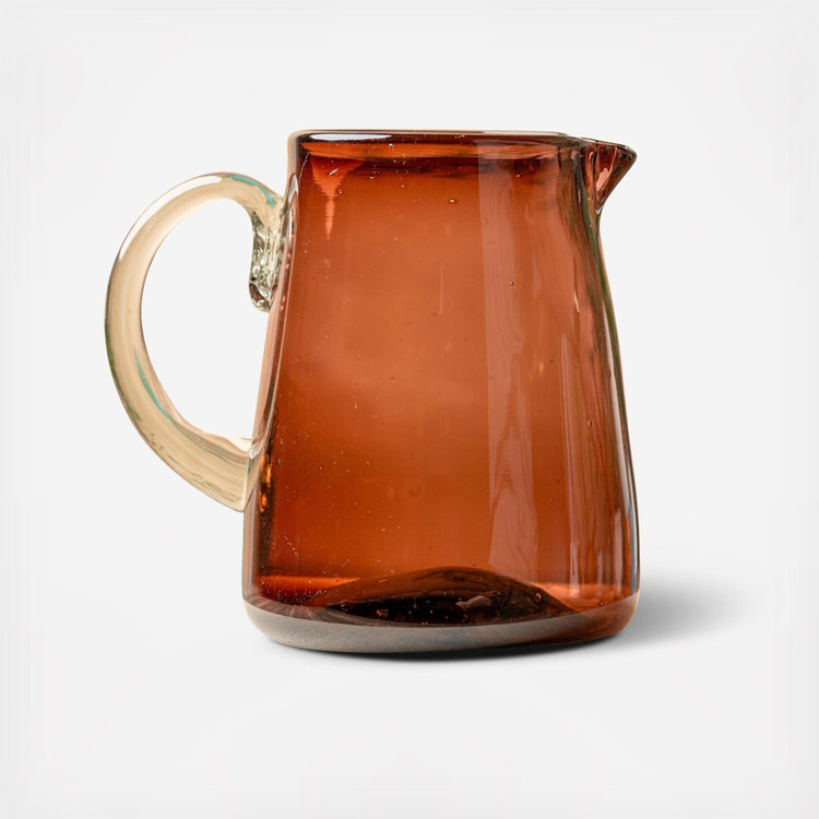 Verve Culture, Mexican Handblown Glass Pitcher | Zola