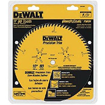 DEWALT DW3106P5 60-Tooth Crosscutting and 32-Tooth General Purpose 10-Inch Saw Blade Combo Pack