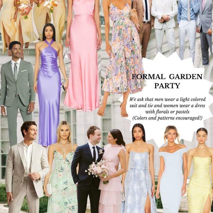 Garden Party Formal Inspiration