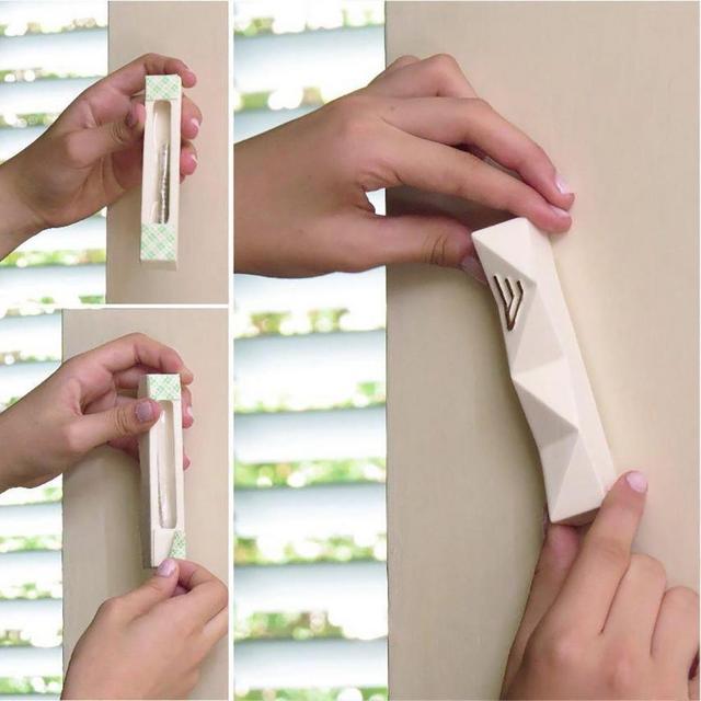 Minimalist White Mezuzah with kosher scroll
