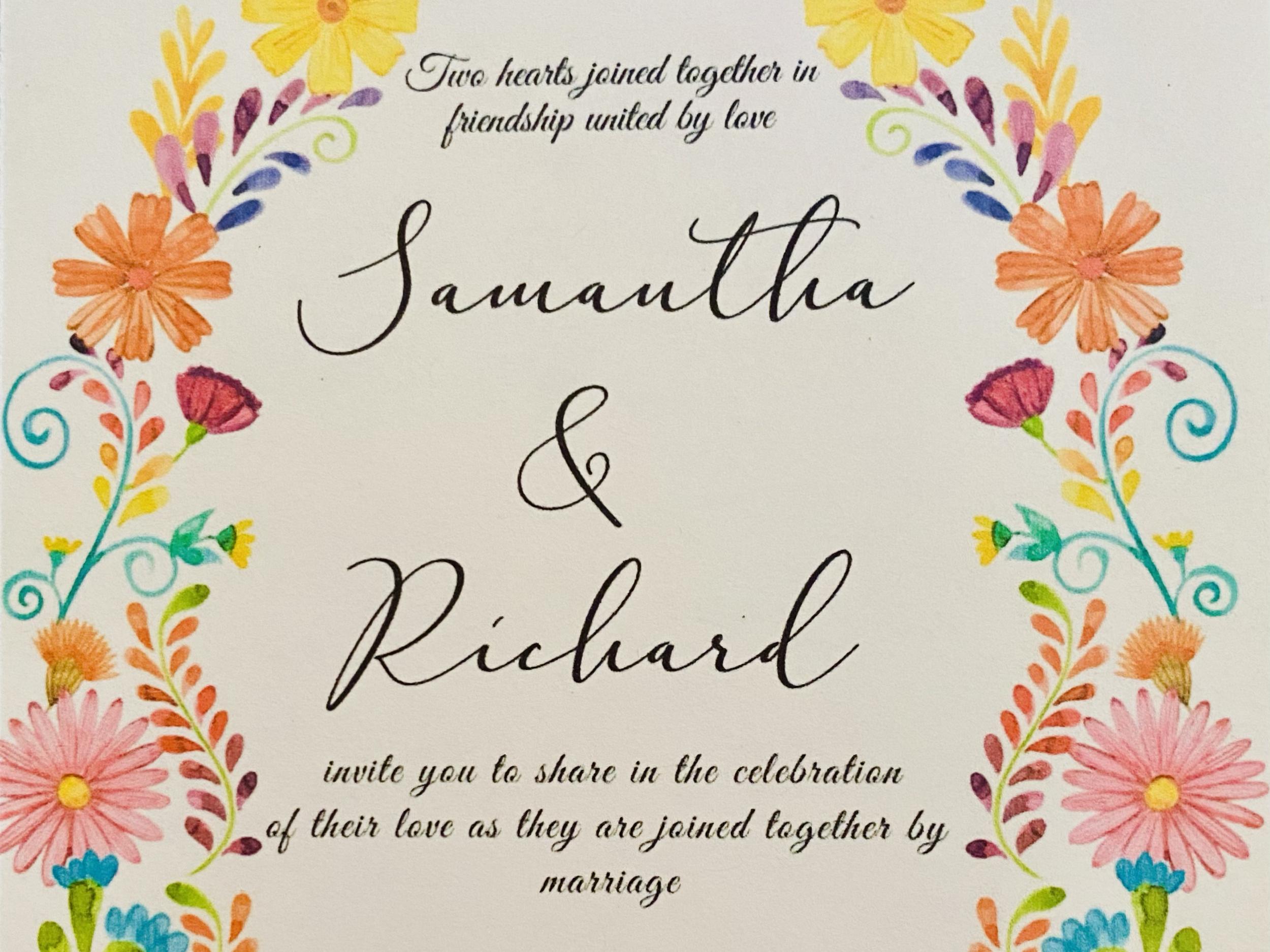 The Wedding Website of Samantha Cruciani and Richard Silveira