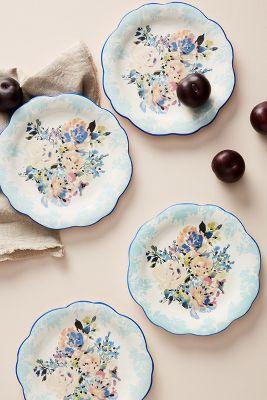 Gardenshire Side Plates, Set of 4