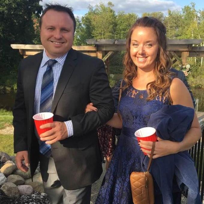 We always make a cute couple at weddings
