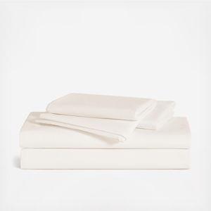 Classic Percale Core Sheet Set-King (Cream)