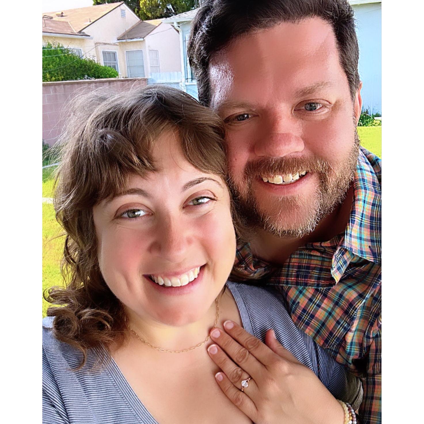 Right after Hank proposed on May Day!