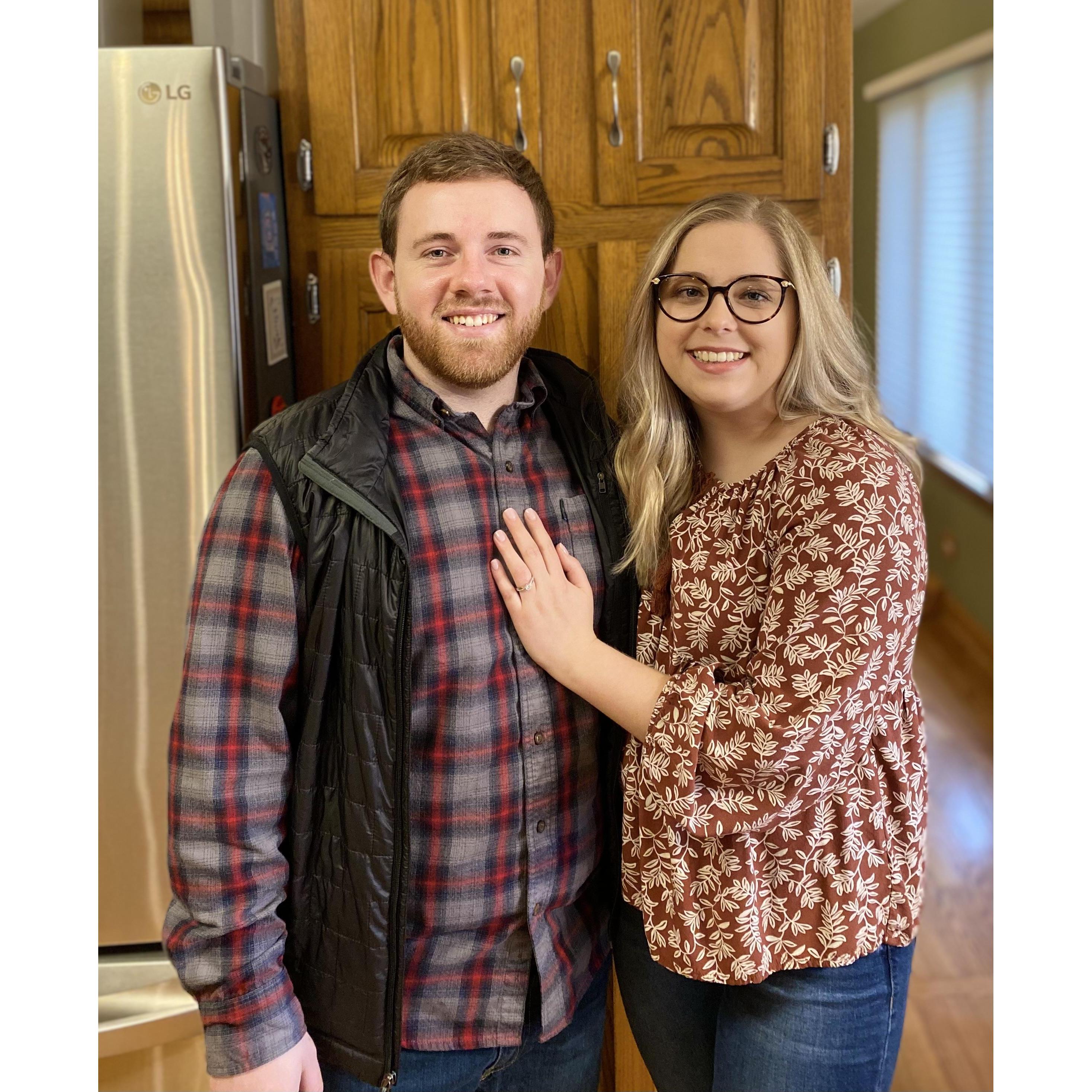 11/25/2020 - We're engaged!