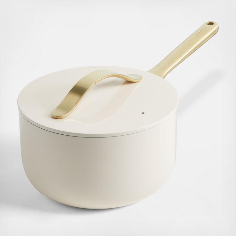 Caraway Home Non-Stick Ceramic Cookware Set, 7-Piece - Cream