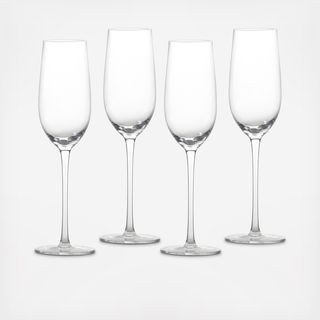 Gala Champagne Flute Glass, Set of 4