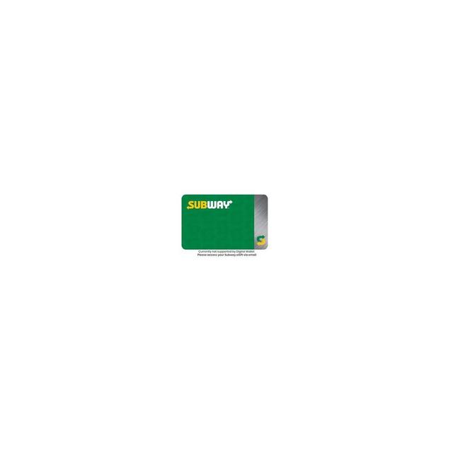 Subway Gift Card $25 (Email Delivery)
