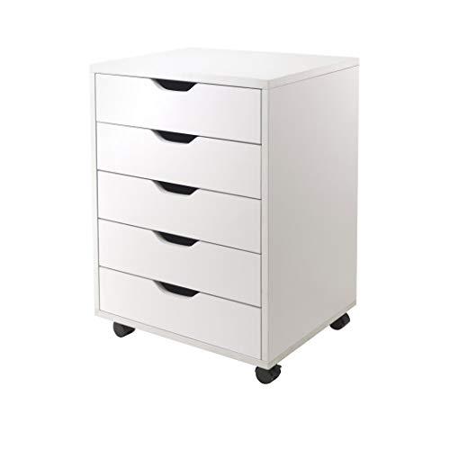 Tangkula 5/7-drawer Chest Mobile Lateral Filing Cabinet Floor Storage  Organizer White : Target