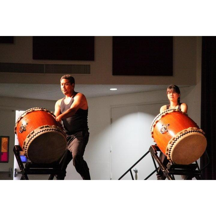 We met here, we built a friendship, and we fell in love along the way... (Our first taiko spring concert performance.)