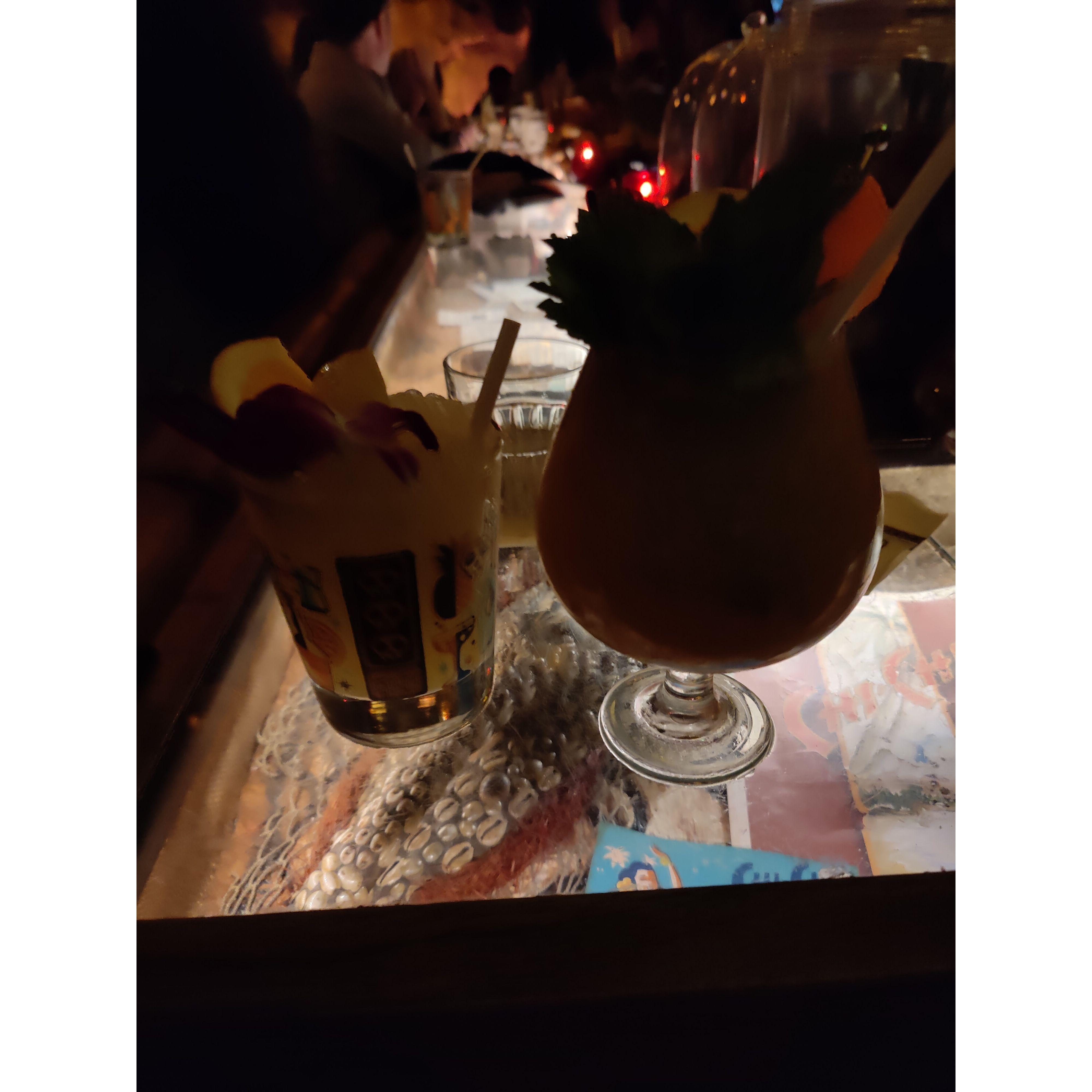 Grabbed drinks at the tiki bar on one of our annual trips to San Diego.