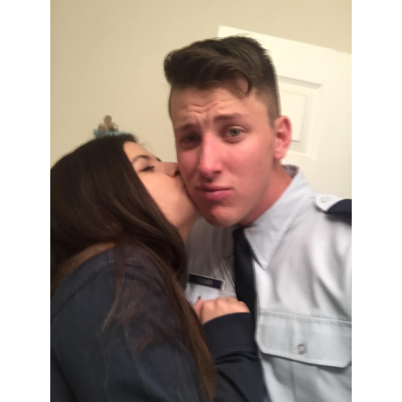 The day we started "officially" dating