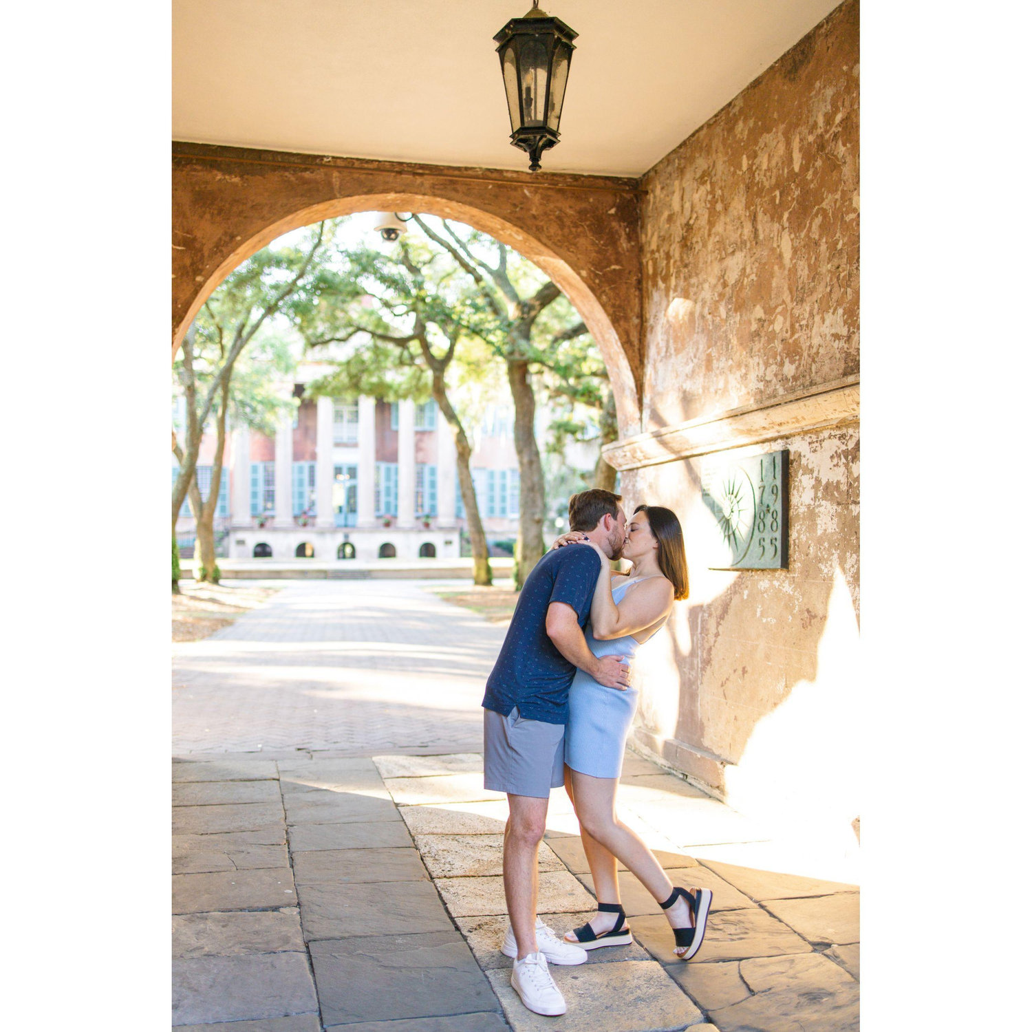 Noah proposed at College of Charleston.