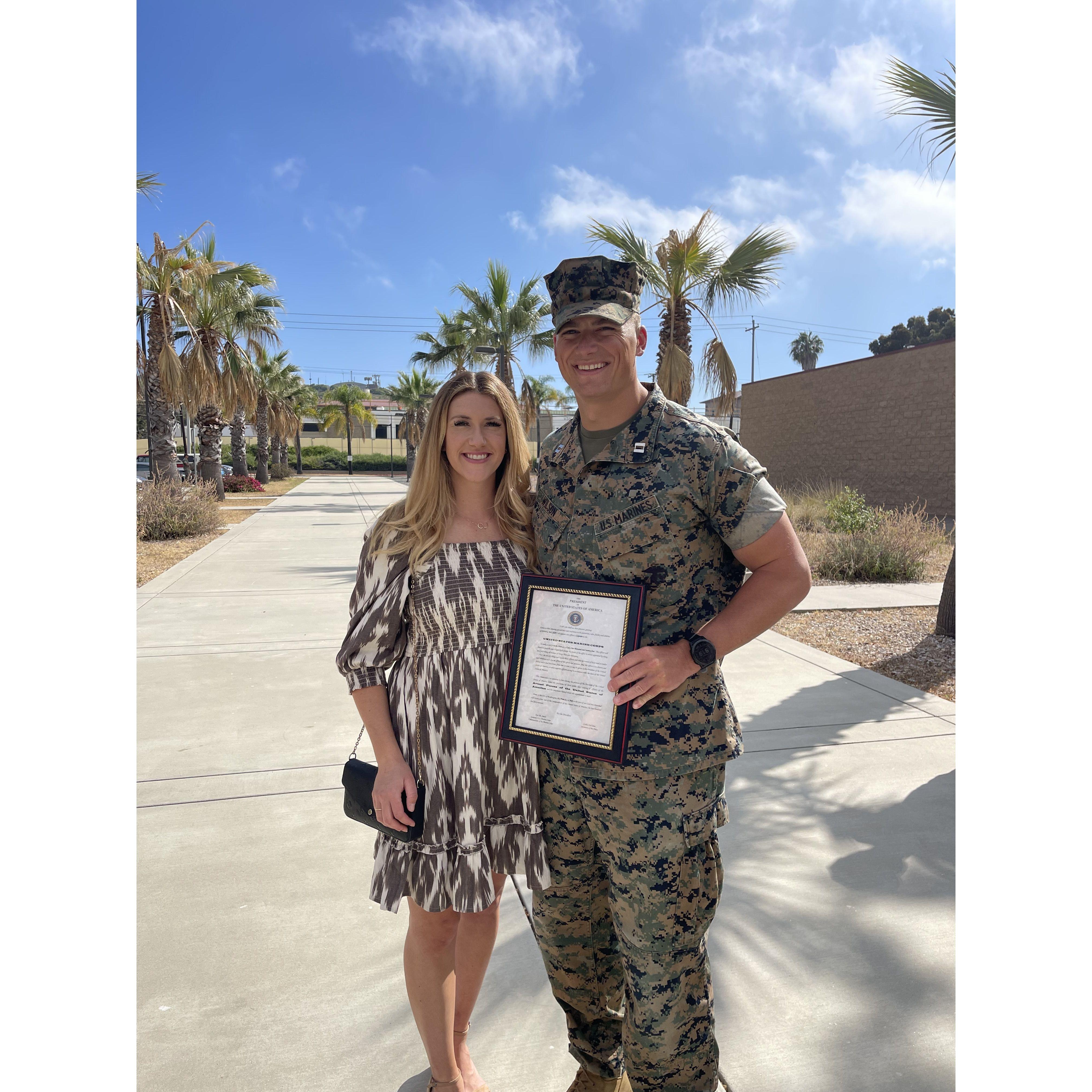 Cody's promotion to Captain