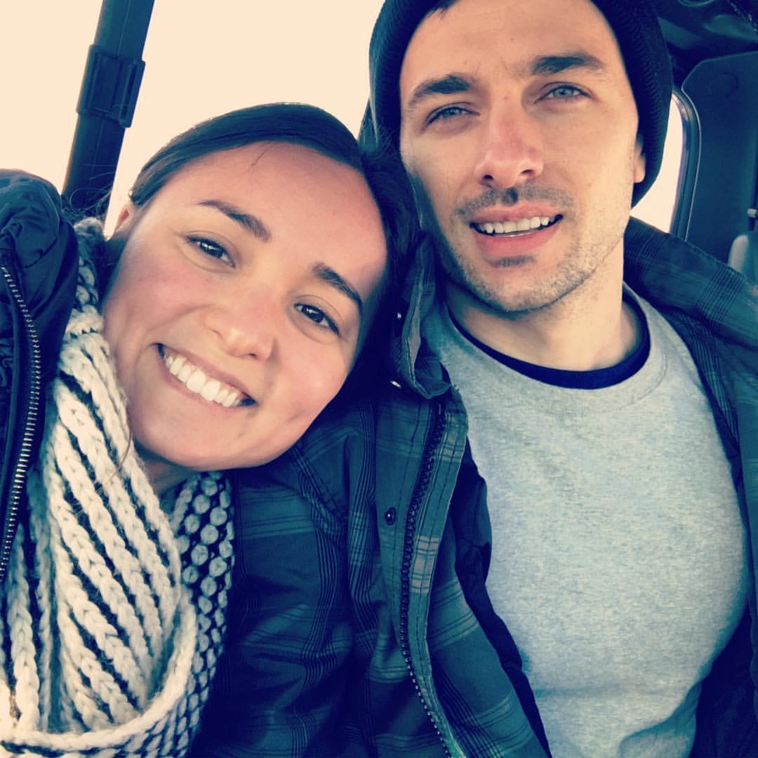 First snowstorm together - 1/2017