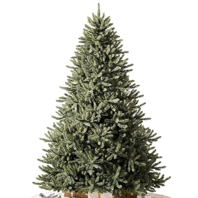 Balsam Hill 5.5 ft Unlit Classic Blue Spruce - Artificial Christmas Tree with Premium Stand & Storage Bag for Indoor Holiday Decorating