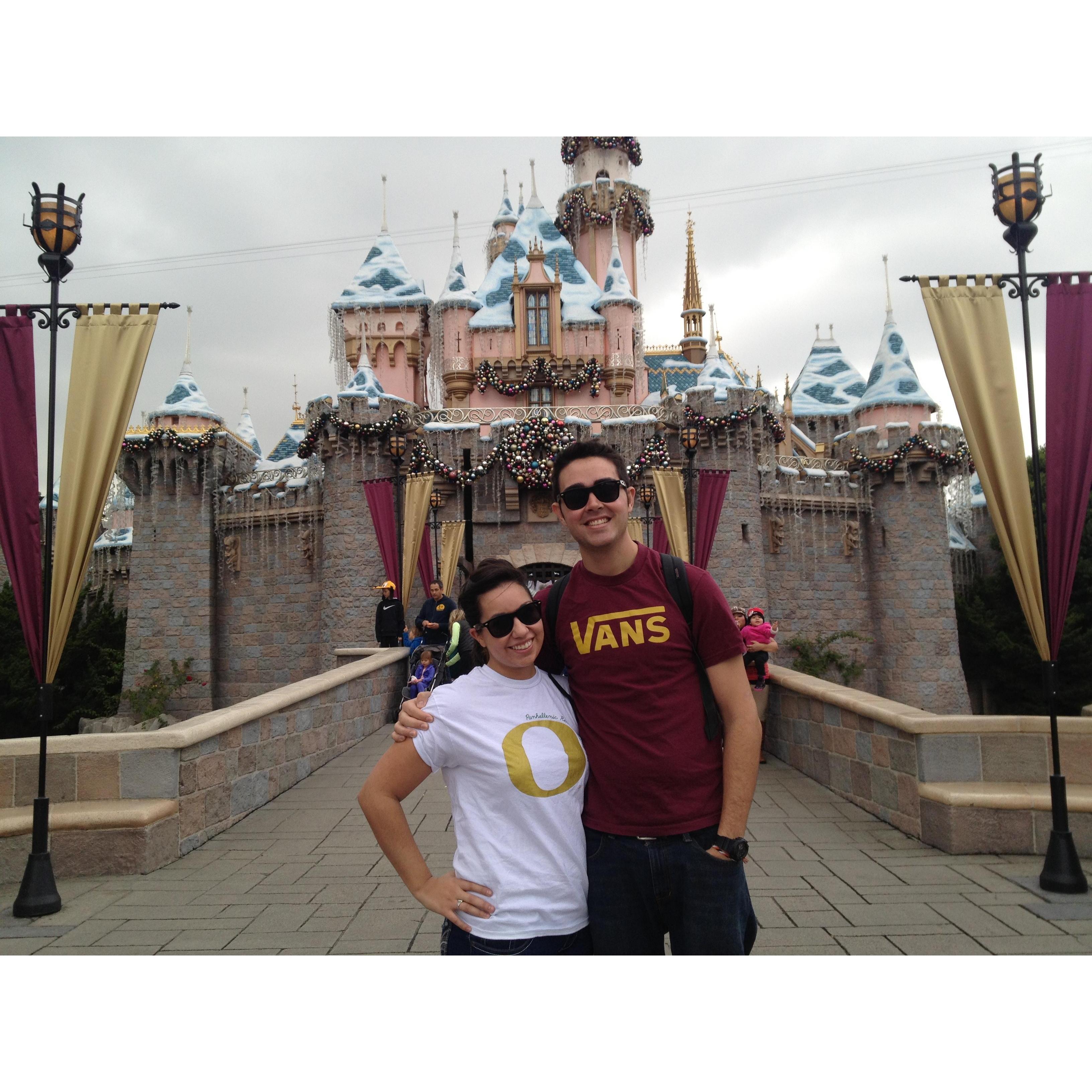 We took our first trip to Disneyland in December 2012. This would be our first of many!
