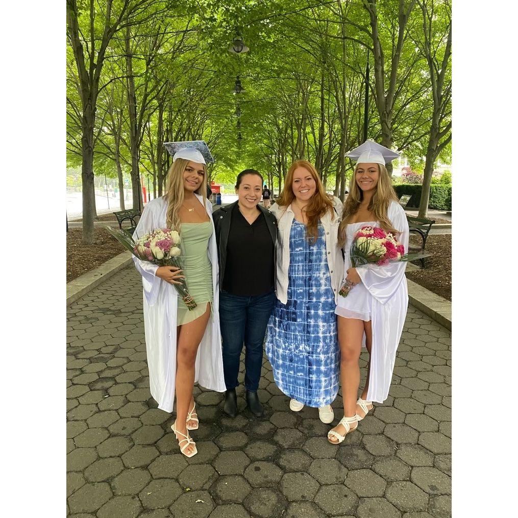 June 2022: Celebrating the twin's high school graduation