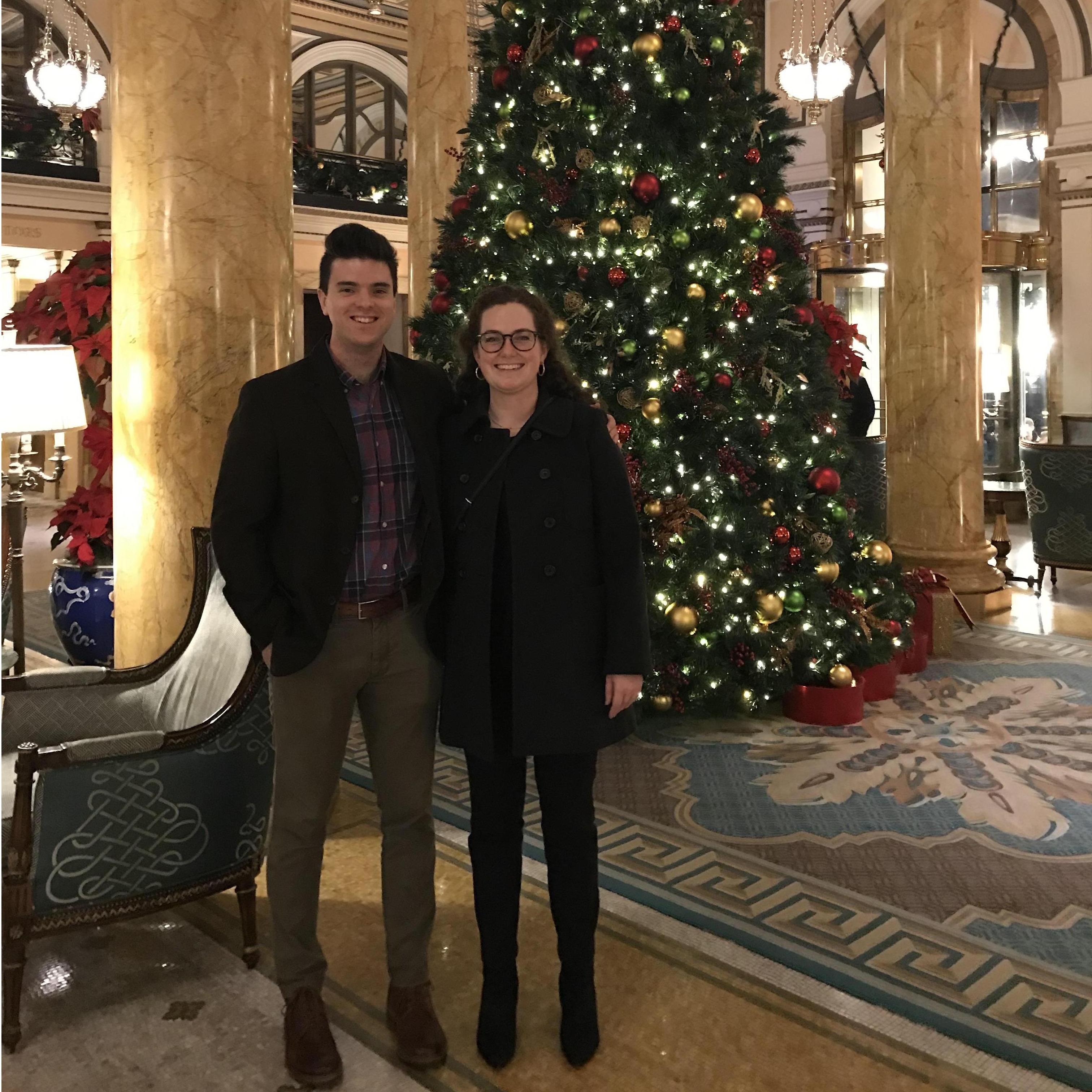 Winter holidays at The Willard in Washington DC, 2019