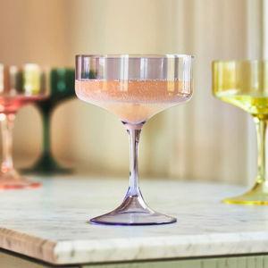 Morgan Coupe Glasses, Set of 4 : Quartz Tone