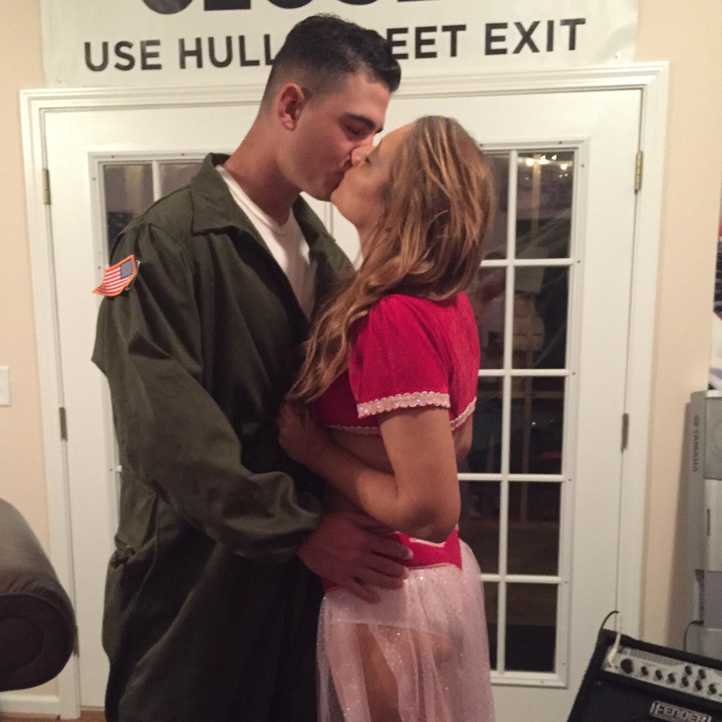 Halloween! I dream of Jeanie couples costume.