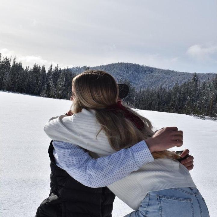A picture of us during the proposal. December 2024