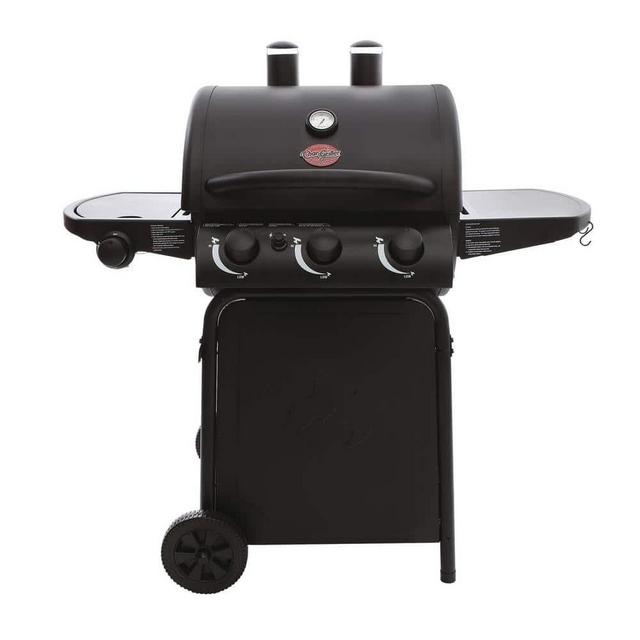 3-Burner Propane Gas Grill in Black