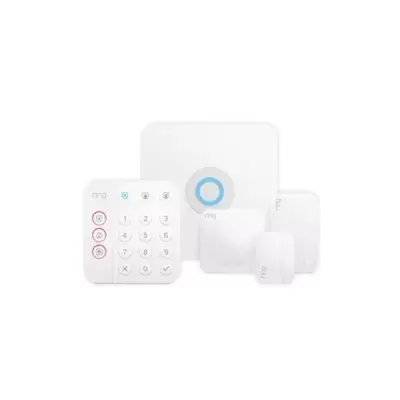 Ring® 5-Piece Alarm Home Security Kit in White