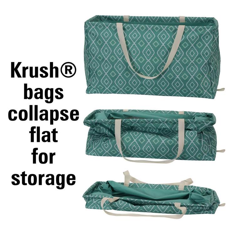 Household Essentials Rectangular Krush Canvas Tote Bag, Chevron