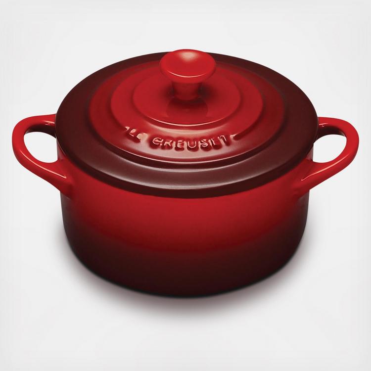 Le Creuset, 5-Piece Mini Round Cocotte & Cookbook Set | Zola