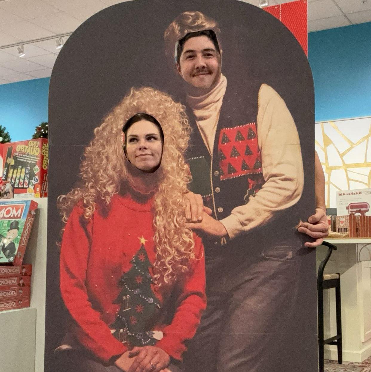 Lindsey and I goofing off at NFM