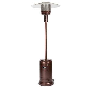 46,000 BTU Hammered Bronze Propane Gas Patio Heater
