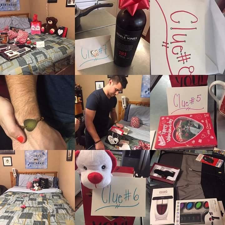Charles' scavenger hunt for his 24th birthday. 2017
