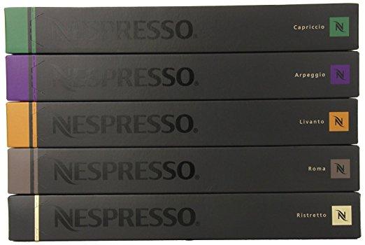 Nespresso Variety Pack for OriginalLine, 50 Capsules, 1.76 oz