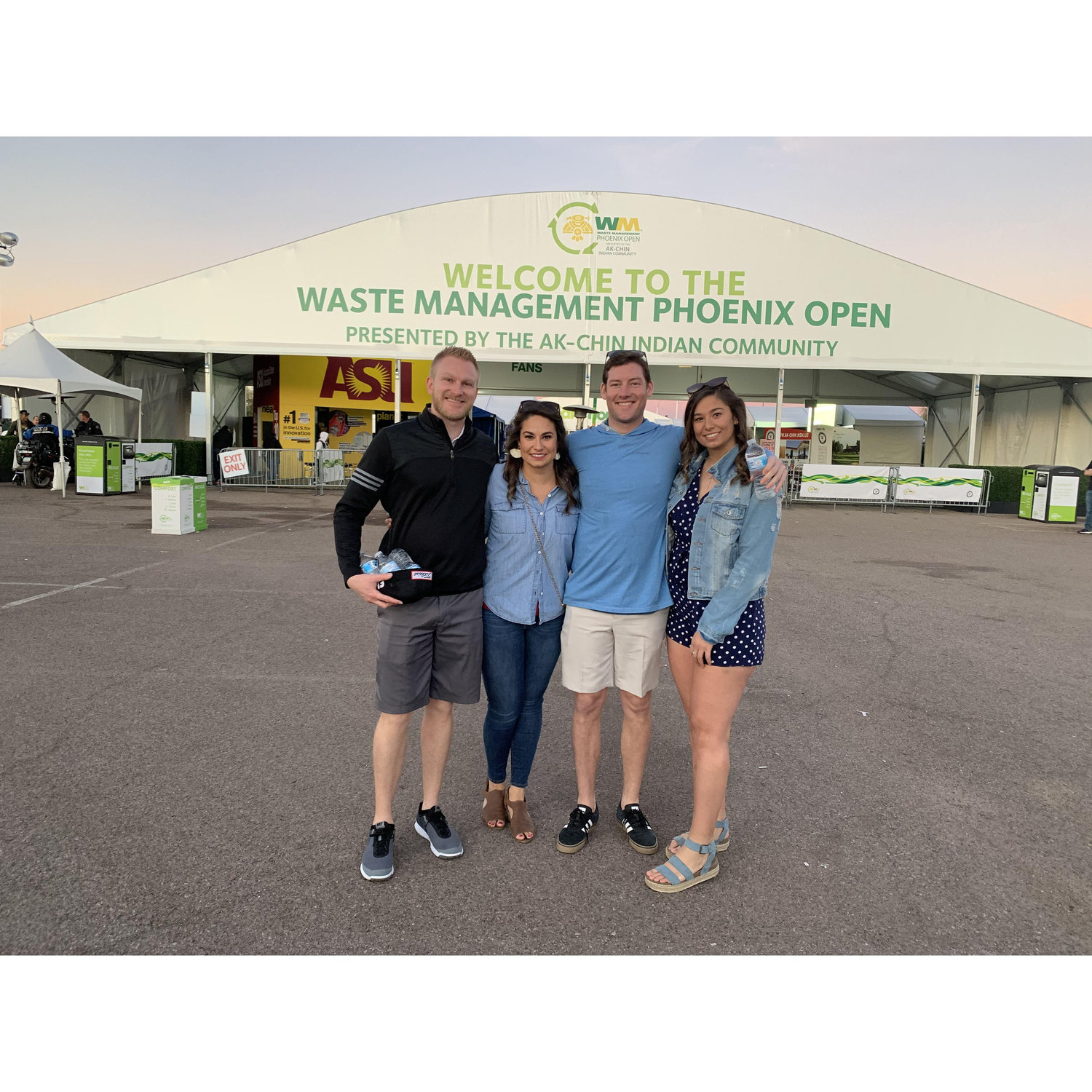 Trip to Phoenix, AZ with Kaelin & Matt to go to the Waste Management Open - February 2020