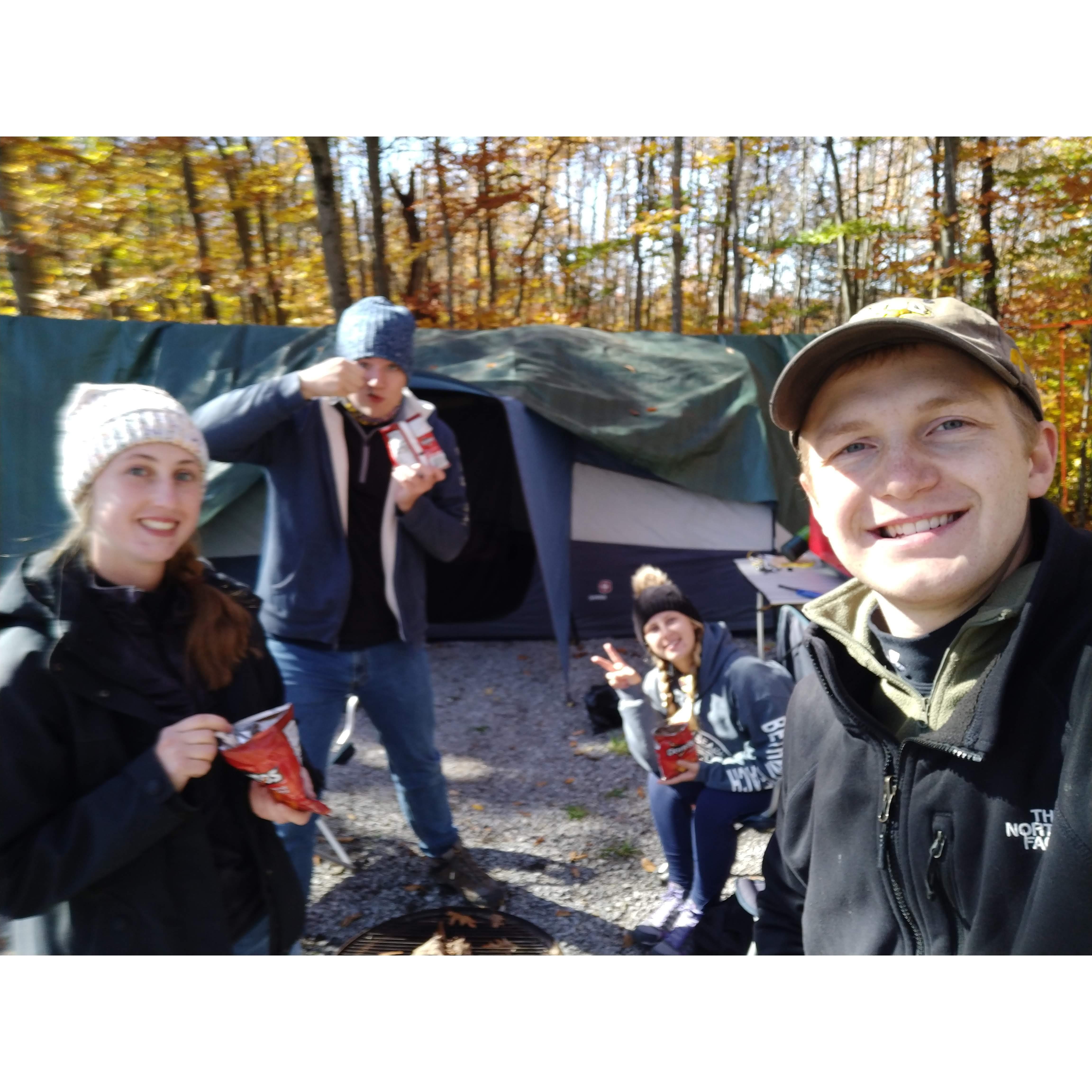 Spruce Knob camping with Kara and Jon!
