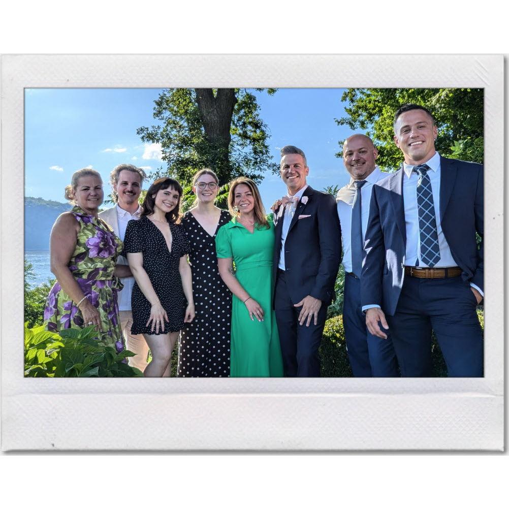 Mom, Mike, Karine, Paige, Katherine, Tom, Mark & Chris