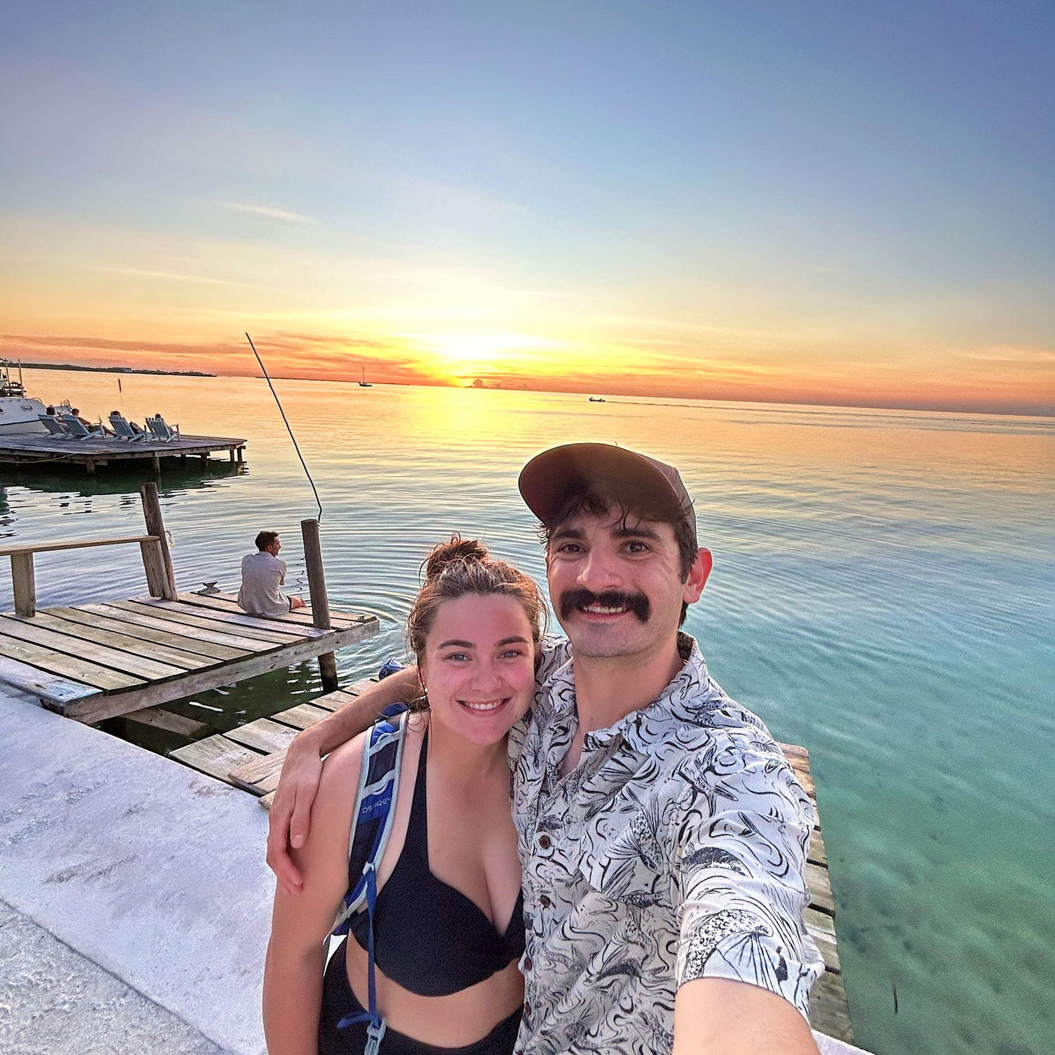 Tristan's first international vacation. Belize!