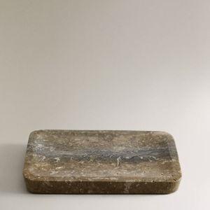 TRAVERTINE MARBLE SOAP DISH