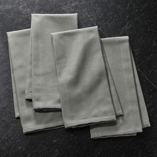 Aster Solid Dish Towels, Set of 4