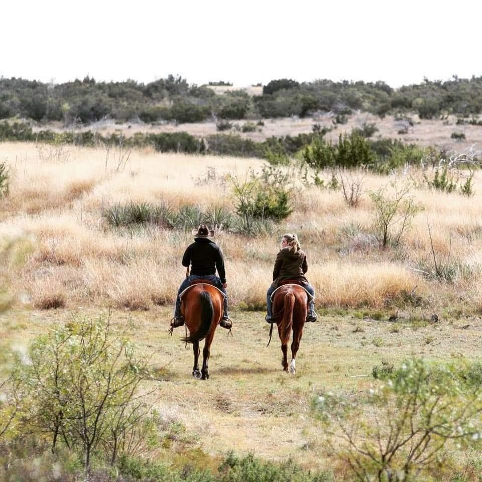 First ride out at the ranch