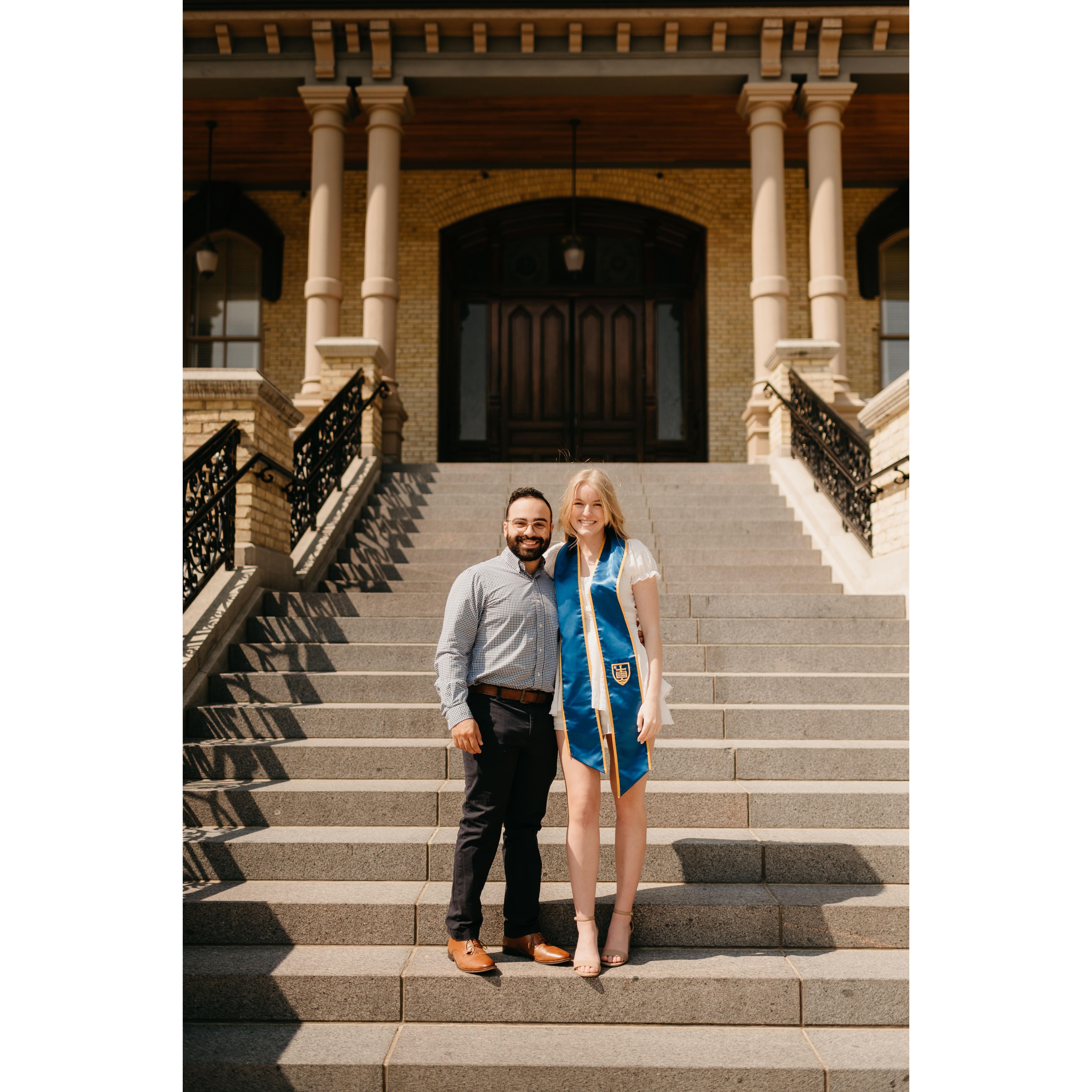 Kylie's graduation from Notre Dame (May 2023)