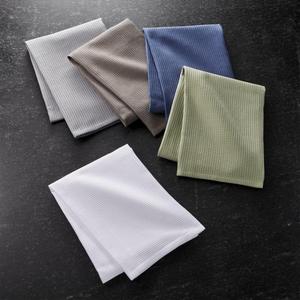 Salsa Solid Neutral Dish Towels, Set of 5